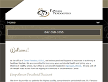 Tablet Screenshot of fiandacaperiodontics.com